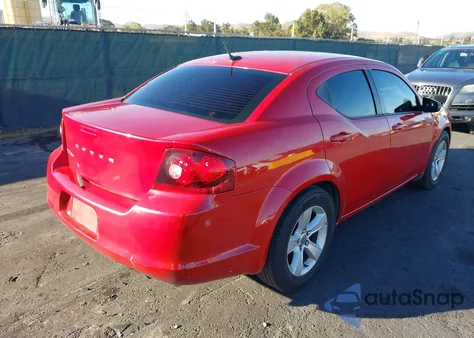 2014 Dodge Avenger Se из США, поврежденный, VIN 1C3CDZAB2EN237495